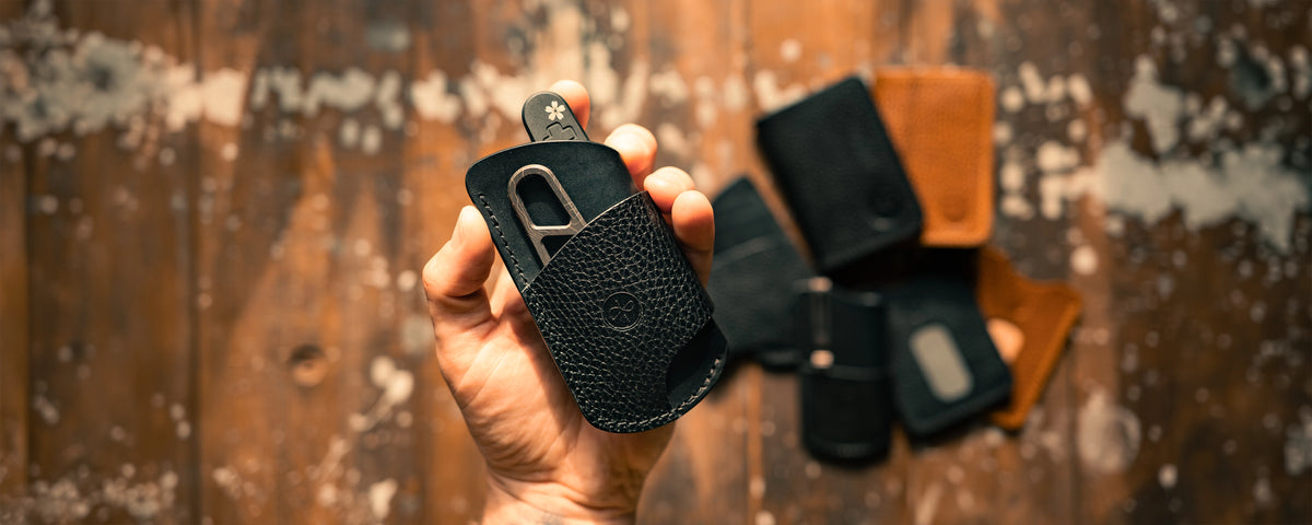 Daily Customs EDC leather – mood banner