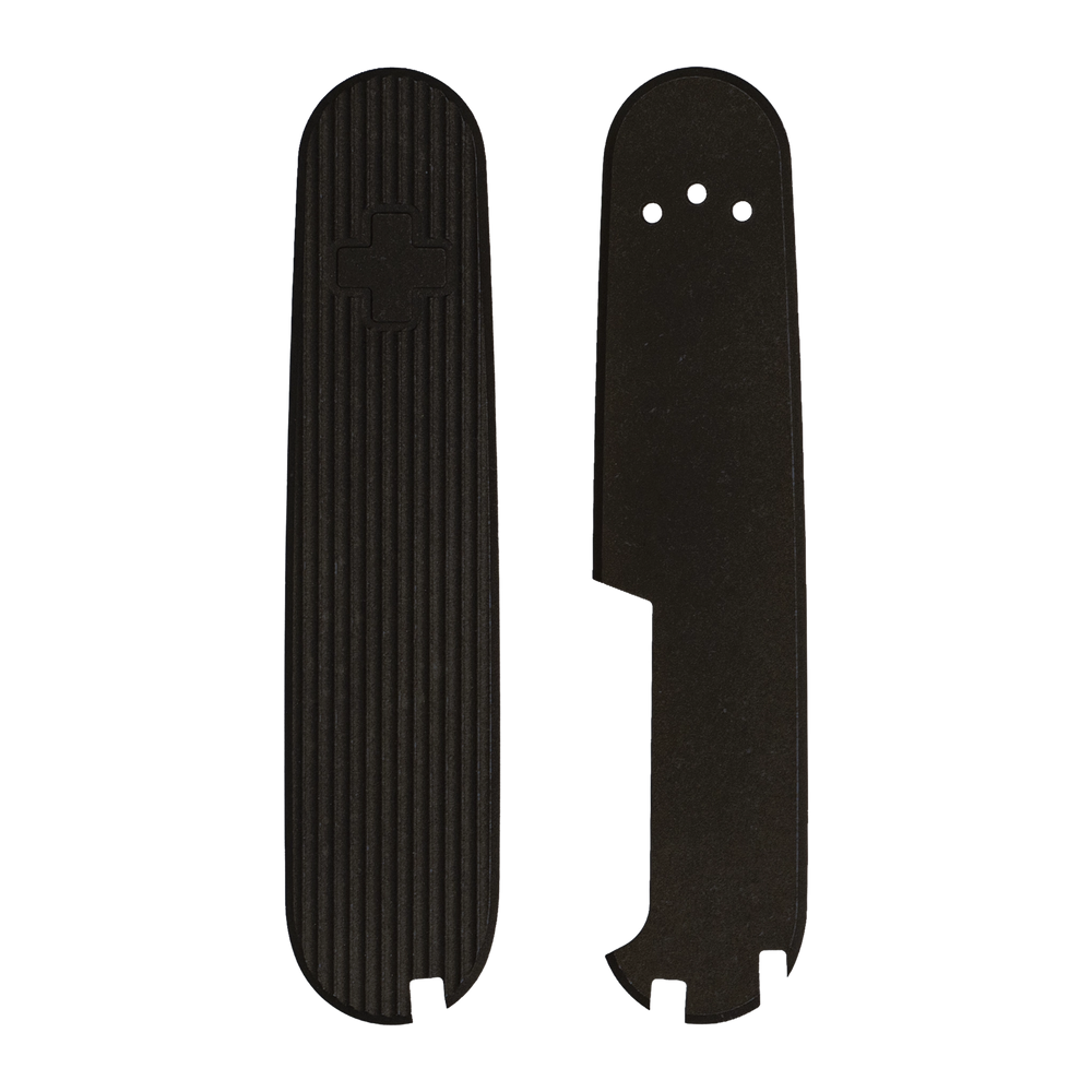 Scales 91 mm Pinstripes in titanium in a dusk finish for Swiss Army Knife – Daily Customs